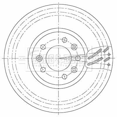 BORG & BECK Тормозной диск BBD6138S